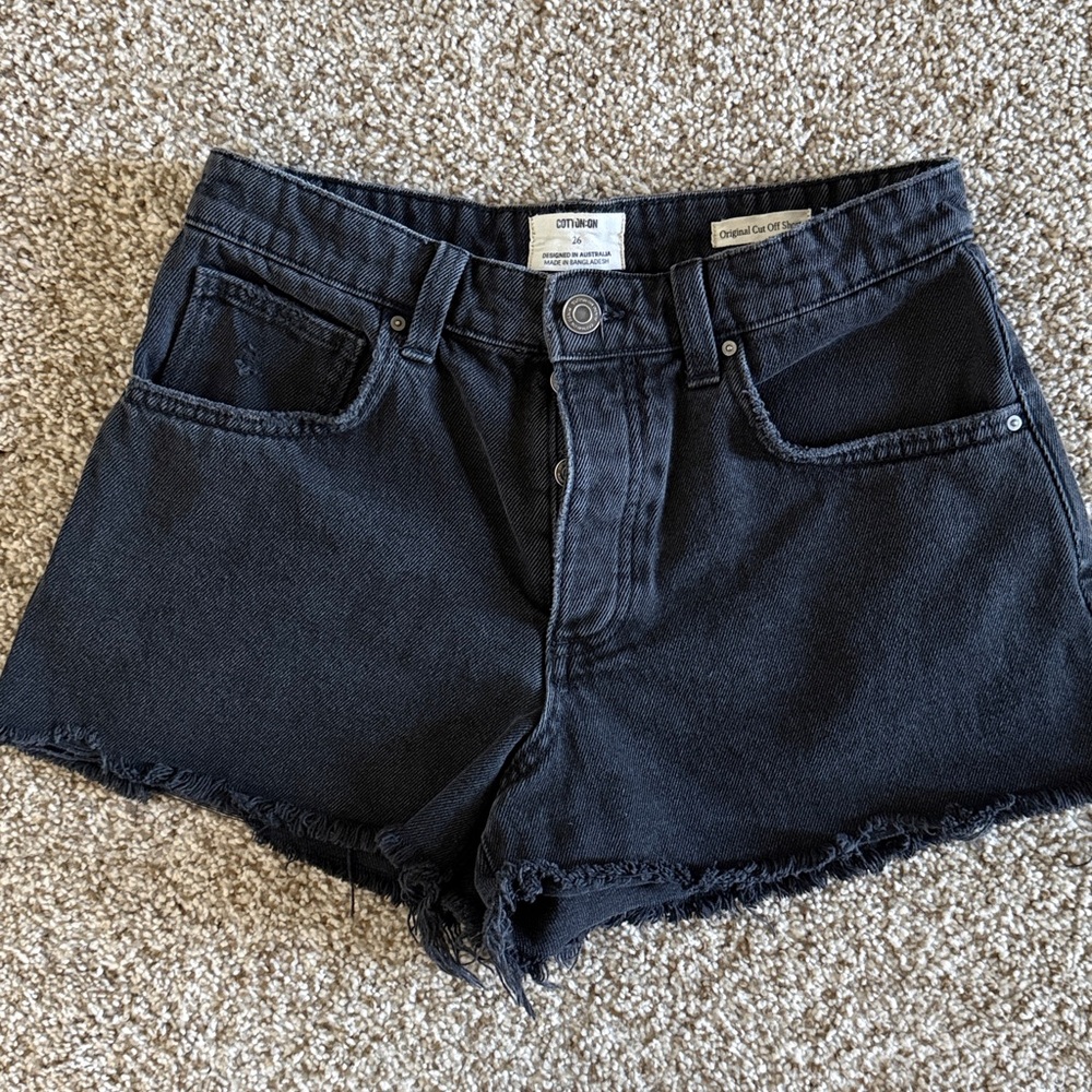 Cotton On Black Denim Women's Shorts - Picture 5 of 6